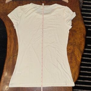 Express White Short Sleeve Tee